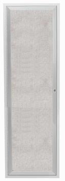 Aarco Outdoor Satin Anodized Aluminum Framed Enclosed Bulletin Board, 36 x 12 inch