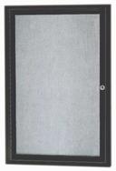 Aarco Outdoor Aluminum Framed Bronze Anodized Enclosed Bulletin Board, 36 x 24 inch