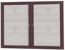 Aarco Outdoor Aluminum Framed Bronze Anodized Enclosed Bulletin Board and Display Case, 36 x 48 inch