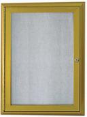 Aarco Indoor/Outdoor Waterfall Series Antique Brass Enclosed Bulletin Board, 36 x 24 inch