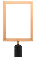 Aarco Form-A-Line (TM) Brass Style Small Vertical Sign Frame, 11 1/8 x 8 5/8 inch