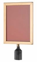 Aarco Form-A-Line (TM) Brass Style Large Vertical Sign Frame, 14 1/8 x 11 1/8 inch