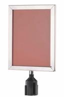 Aarco Form-A-Line (TM) Satin Style Large Vertical Sign Frame, 14 1/8 x 11 1/8 inch
