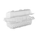 Anchor Packaging Crisp Food Technologies Polypropylene Baby Rectangle Hinged Clamshell Container, 14 Ounce Capacity -- 600 per case