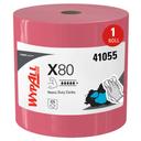 WypAll Power Clean X80 Red Jumbo Heavy Duty Cloth, 12 x 13.4 inch