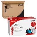 WypAll General Clean X60 White 1/4 Fold Multi Task Cleaning Cloth, 11 x 23 inch -- 900 per case.