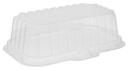Pactiv Clearview TrayMates Clear Deep Rectangle Dome Lid for 17S Meat Tray -- 250 per case