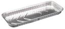 Pactiv Aluminum Silver Oblong Ribbed Sidewall Danish Pan, 24.5 Ounce Capacity -- 500 per case