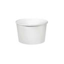 Solo White Double Sided Poly Paper Food Container, 2.4 inch -- 1000 per case