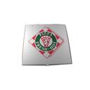 Southern Champion Tray White / Red / Green Stock Print Paper Pizza Box, 12 x 12 x 1.75 inch -- 50 per case