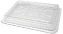 Handi-Foil Clear Plastic Dome Lid for 4 Pound Oblong Take-Out Foil Pan, 12 1/16 x 8 1/16 inch -- 250 per case.