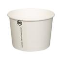 Prime Source White Cylindrical Hot Cold Paper Food Container, 12 Ounce Capacity -- 500 per case
