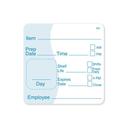 Daymark White Shelf Life Label -- 6000 per case