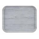 Cambro Decor Series Stonewash Gray Camtray with Textured Surface, 14 x 18 inch -- 12 per case
