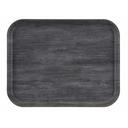 Cambro Decor Series Charcoal Gray Camtray with Textured Surface, 14 x 18 inch -- 12 per case
