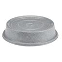 Cambro Versa Round Granite Gray No Hole Plate Camcover, 9 13/16 inch Inside Diameter -- 12 per case