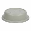 Cambro Versa Round Antique Parchment No Hole Plate Camcover, 9 5/16 inch Inside Diameter -- 12 per case