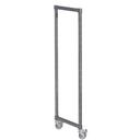 Cambro Camshelving Elements Brushed Graphite Mobile Post Kit, 21 x 70 1/4 inch