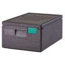 Cambro Cam GoBox Black Insulated Top Loading Food Pan Carrier with Lid, 23.5 x 15.7 x 10 inch
