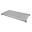 Cambro Camshelving Elements Brushed Graphite 5 Vented Shelf Kit for Stationary Unit, 24 x 48 inch
