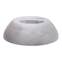 Cambro Shoreline Collection Speckled Gray Entree System Low Profile Insulated Dome Cover Only, 9 inch Plate Capacity -- 12 per case
