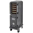 Cambro The Pro Cart Ultra Electric Insulated Charcoal Gray 2 Active Cold Compartment Food Pan Carrier, 22 x 34 x 67 inch