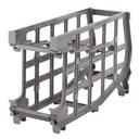 Cambro Brushed Graphite Ultimate Single Number 10 Can Rack, 26 x 9.25 x 15.5 inch