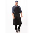 Chef Works Steel Grey Rockford Chefs Bib Apron, 40 inch Long x 39 inch Wide
