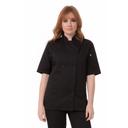 Chef Works Black 3XL Classic Fit Avignon Bistro Shirt for Women