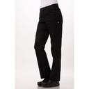 Chef Works Black Extra Large Classic Fit Lightweight Slim Chef Pant for Women