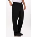 Chef Works Black Extra Large Generous Fit Professional Series Chef Pant for Men