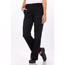 Chef Works Black Medium Modern Fit Professional Series Chef Pant for Women
