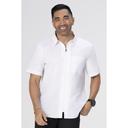 Chef Works White 3XL Cody Zip Work Shirt for Men