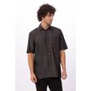Chef Works Black 3XL Classic Fit Detroit Short Sleeve Denim Shirt for Unisex