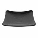 Black GET Enterprises inc Milano Melamine Square Plate, 10.25 inch -- 12 per case