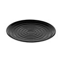 Black GET Enterprises inc Milano Melamine Round Plate, 9.5 inch -- 12 per case