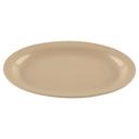 Tan GET Enterprises inc Supermel I Melamine Oval Platter, 10 x 6.75 inch -- 24 per case.