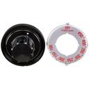 AllPoints OFF-450-100 Black and Silver Dial Insert for AllPoints Part Number 221004, 2 inch Dia.