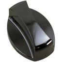 Garland Black Oval Flat Left Open Burner Knob for Garland Part Number 4522585, 2.5 x 2 inch