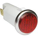 Wells Red 250V Signal Light Fits 1/2 inch Hole for Wells Part Number 51157