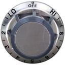 Wells OFF-HI-8-2 Grey and Silver Tstat Dial for Wells Part Number 60498, 2-3/8 inch Dia.