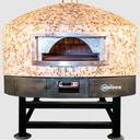 Univex Round Top 3 Phase 208 Volt Rotating Deck Stone Hearth Dome Pizza Oven, Six 12 inch Pizza Capacity