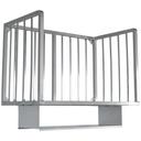 John Boos Table Mount Aluminum Meat Boat Rack, 72 x 20 inch.