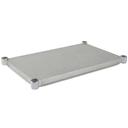 John Boos 18 Gauge Galvanized Lower Shelf for Dishtable, 72 inch Length.