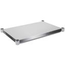 John Boos 18 Gauge Stainless Steel Lower Shelf for Dishtable, 72 inch Length.