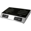 Equipex Adventys Electric 2 Burner Induction Cooktop, 2500 Watt per Burner