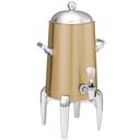 Service Ideas Flame Free Thermo-Urn Vintage Gold Metallic Elements Modern Traditional Spigot Stainless Vacuum Insulated Urn, 1.5 Gallon Capacity