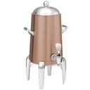 Service Ideas Flame Free Thermo-Urn Rose Gold Metallic Elements Modern Traditional Spigot Stainless Vacuum Insulated Urn, 5 Gallon Capacity