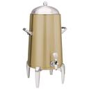Service Ideas Flame Free Thermo-Urn Vintage Gold Metallic Elements Modern Traditional Spigot Stainless Vacuum Insulated Urn, 5 Gallon Capacity