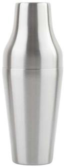 Tablecraft 18/8 Stainless Steel Brushed Finish 2 Piece Cocktail Shaker, 20 Ounce Capacity